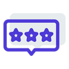 3 Star Reviews Icon